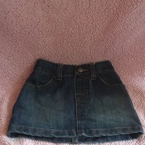 Toddler jean Skirt